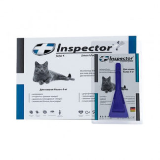 Inspector (Инспектор), капли на холку для кошек более 4 кг
