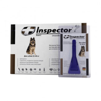 Inspector (Инспектор), капли на холку для собак 25-40 кг